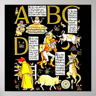 Poster-Vintage Illustration-Walter Crane 8 Poster