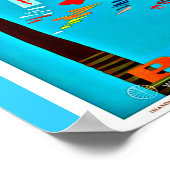 Poster-Vintage Reise Art-Hawaii 5 Poster (Ecke)