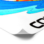 Poster Vintage Reise Art-Hawaii 6 (Ecke)