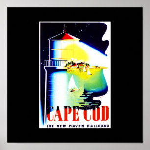 Poster-Vintage Reise-Cape Cod Poster