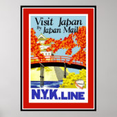 Poster Vintage Reise Japan (Vorne)