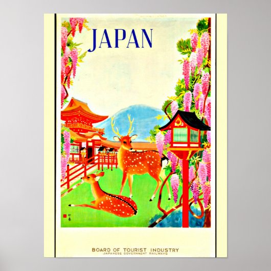 Poster Vintage Reise - Japan 6 (Vorne)