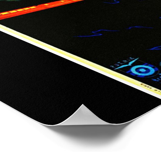 Poster Vintage Reise-Jugoslawien (Ecke)