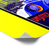 Poster Vintage Reisen Art-Griechenland (Ecke)