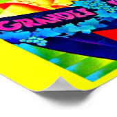 Poster-Vintage Reisen nach Malaga Poster (Ecke)