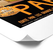 Poster Vintage Travel Paris 2 (Ecke)