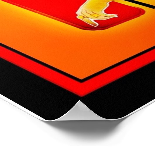 Poster Vintage Werbung Rajah Coffee (Ecke)