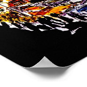 POSTER VINTAGER NEW YORK CITY THEATER DISTRICT (Ecke)