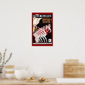 POSTER VINTAGER POP ART 1940ER PALLADIUMANWENDUNG (Küche)