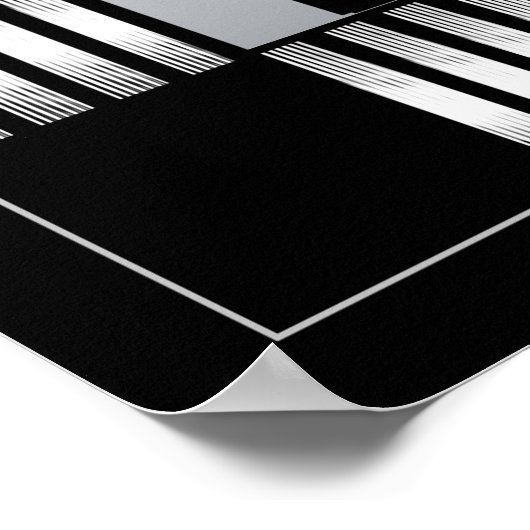 Poster Vintages Café Al Porto (Ecke)