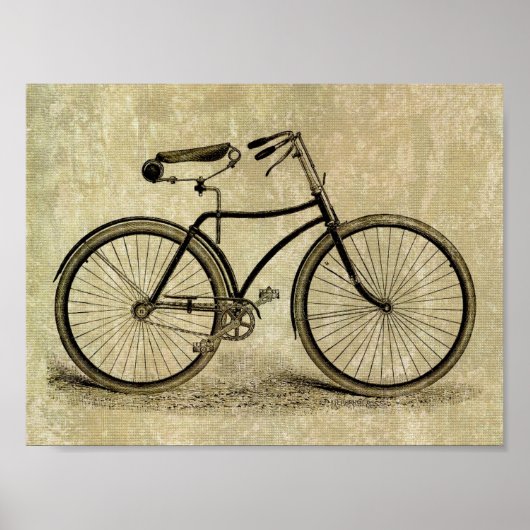 Poster: Vintages Fahrrad Poster (Vorne)