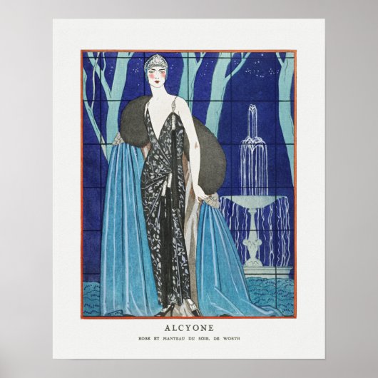 POSTER : VINTFASHION ILLUSTRATION : GEORGE BARBIER (Vorne)