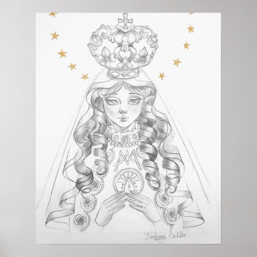 Póster Virgen del Valle, Rocio Milagroso Poster (Vorne)