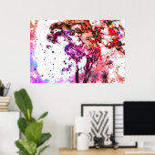 Poster "Visionen im Rauch" (Heimbüro)