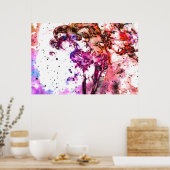 Poster "Visionen im Rauch" (Küche)