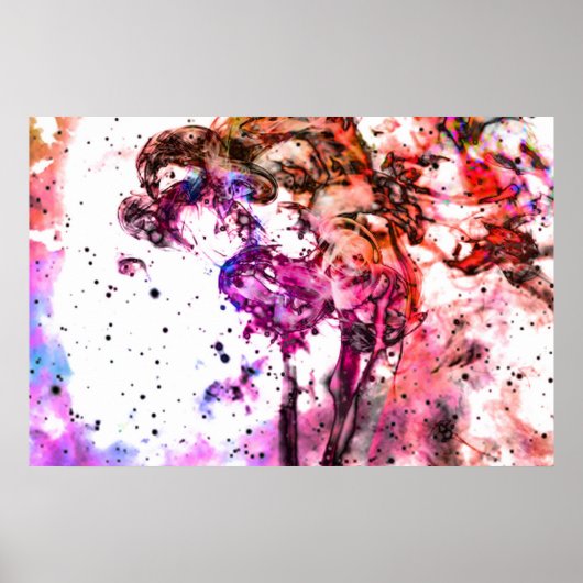 Poster "Visionen im Rauch" (Vorne)