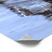 Poster Vogel mit Aal (Ecke)
