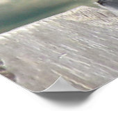 Poster - Vogel und Heißluftballon (Ecke)