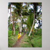 Poster voll (18" x 24") Kinder Ubud Bali (Vorne)