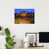 Poster voll (24"x18") Cafe Lotus Temple Ubud Bali (Heimbüro)