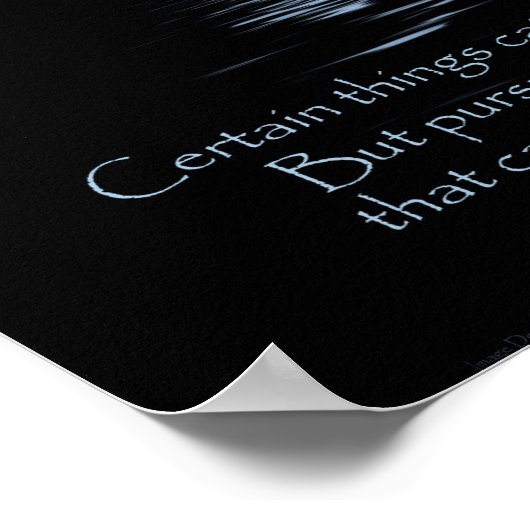 POSTER, Vollmond und Indianerisches Sprichwort Poster (Ecke)