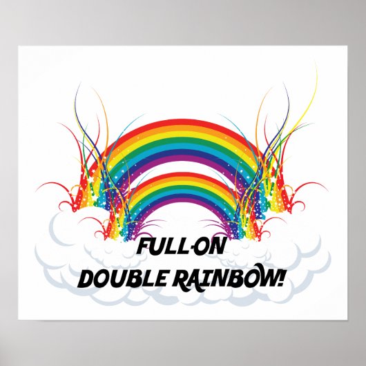 POSTER - VOLLSTÄNDIGER DOPPELRAINBOW (Vorne)