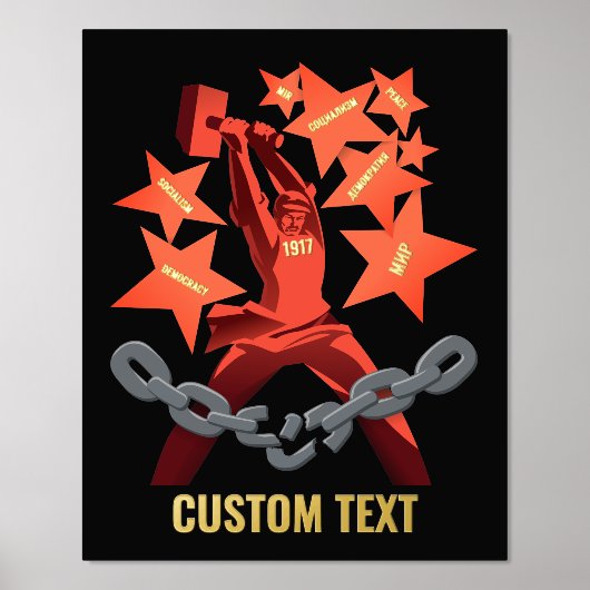 Poster vom Oktober 1917 (Vorderseite)