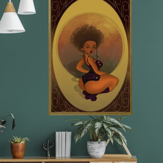 Poster vom Typ weiblicher Marienkäfer (Wohnzimmer 1)