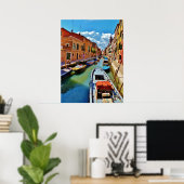 Poster vom Venice Canal (Heimbüro)