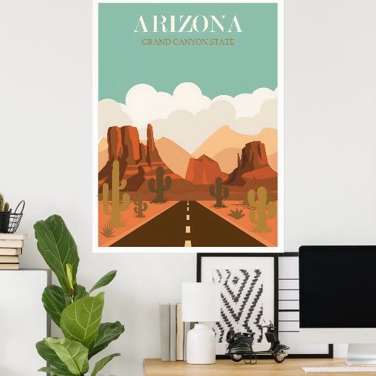 Poster von Arizona (Heimbüro)