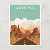 Poster von Arizona Postkarte (Vorderseite)
