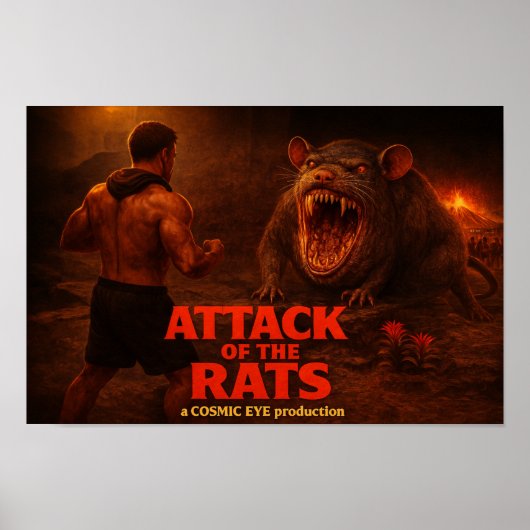 Poster von Attack of the Rats (Vorne)