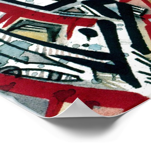 Poster "Von Außerirdischen entführt" (Ecke)