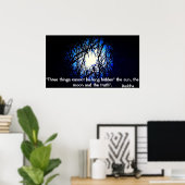 Poster von Buddha Zitat über Wahrheit (Heimbüro)