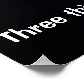 Poster von Buddha Zitat über Wahrheit (Ecke)