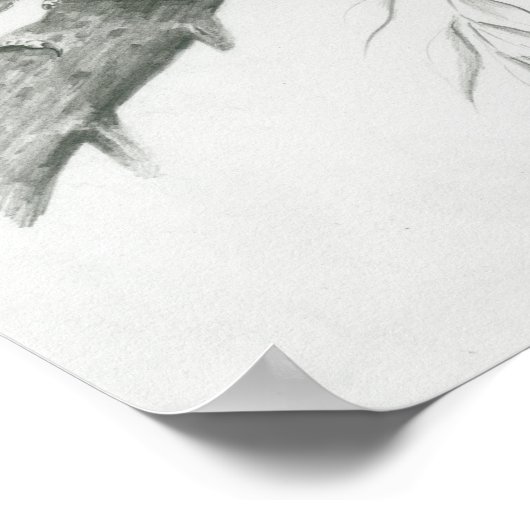 Poster von Cambodian Bird 1 von Vannak Anan Prum (Ecke)