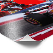 Poster von Charles Leclerc (Ecke)