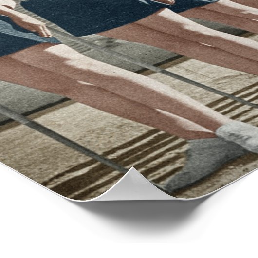 Poster von der griechischen Jugendphalanx EON - Me (Ecke)