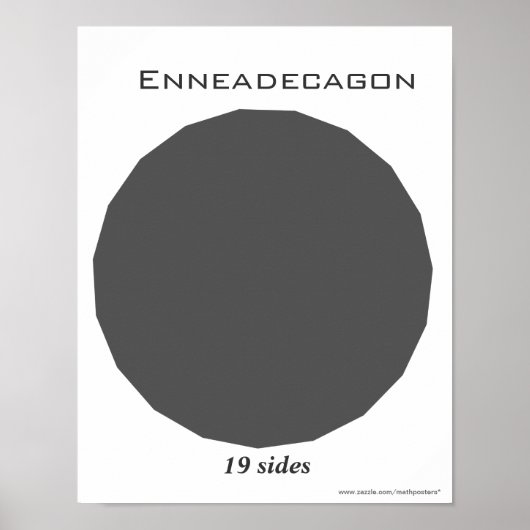 Poster von Enneadecagon (Vorne)