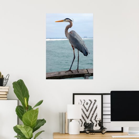 Poster von Great Blue Heron (Heimbüro)