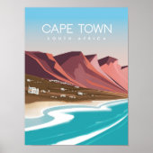 Poster von Kapstadt Südafrika (Vorne)