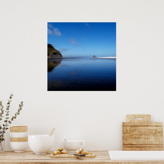 Poster von Karekare Beach (Küche)