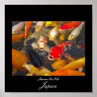 Poster von Koi Fish in Japan