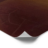 Poster von Leonardo da Vincis Ginevra de´ Benci (Ecke)