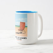 Poster von Lytham St Annes Lancashire Zweifarbige Tasse (VorderseiteRechts)