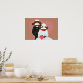 Poster von Monkey Wedding (Bowty & Violet) (Küche)