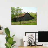 Poster von Oxford, Arkansas Barn (Heimbüro)