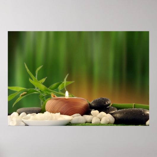 Poster von Papel con Spa-Objekten (Vorne)