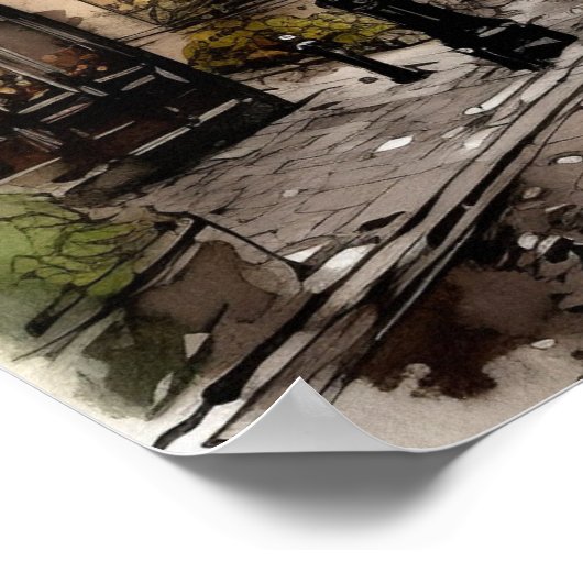 Poster von Paris (Ecke)