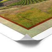 Poster von Paso Robles Weinland (Ecke)